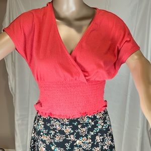 Peachy orange size small Bar lll crop top.